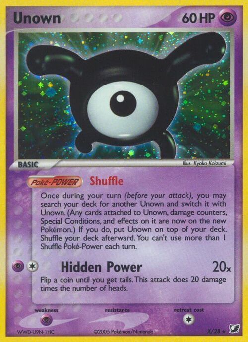 Unown Card Front