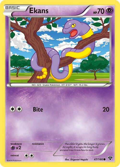 Ekans Card Front