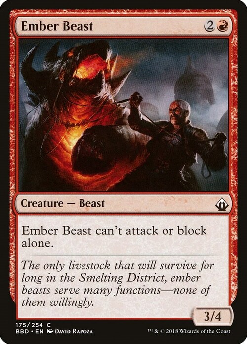 Ember Beast Card Front