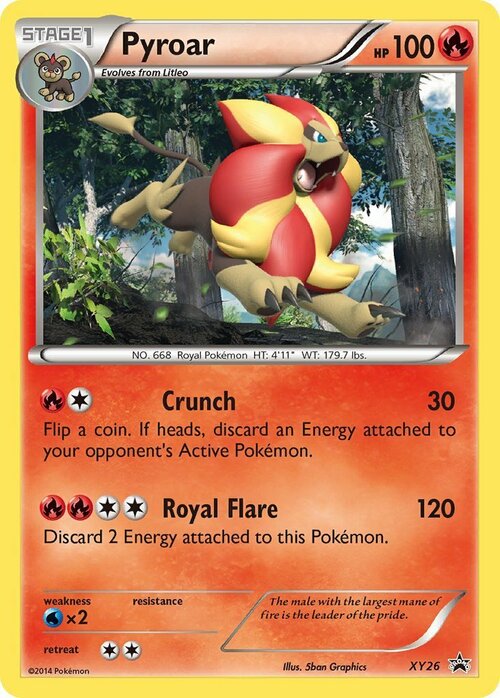 Pyroar Card Front