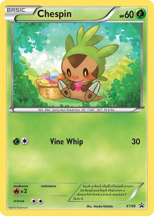 Chespin Card Front