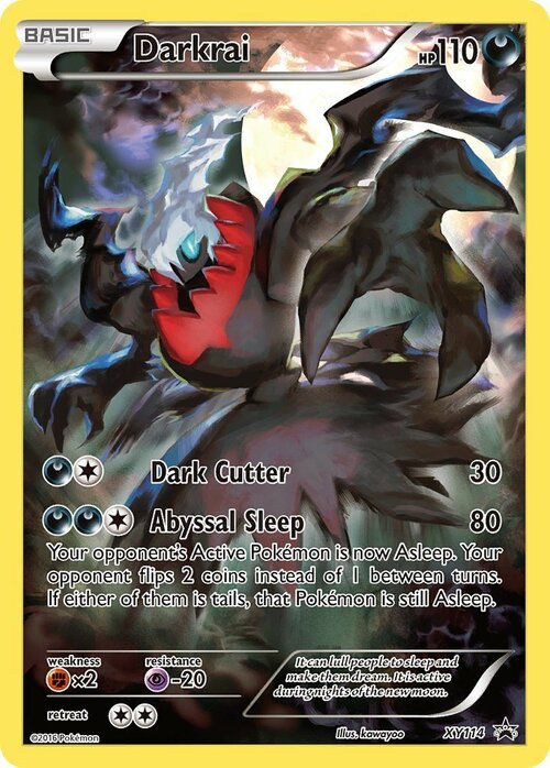 Darkrai [Dark Cutter | Abyssal Sleep] Card Front