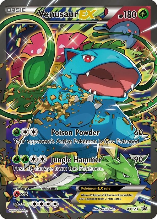 Venusaur EX Card Front