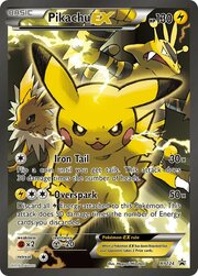 Pikachu EX [Iron Tail | Overspark]