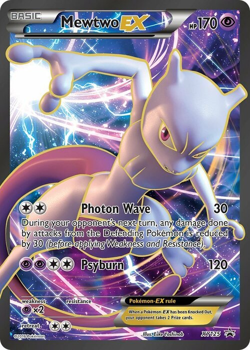 Mewtwo EX Card Front