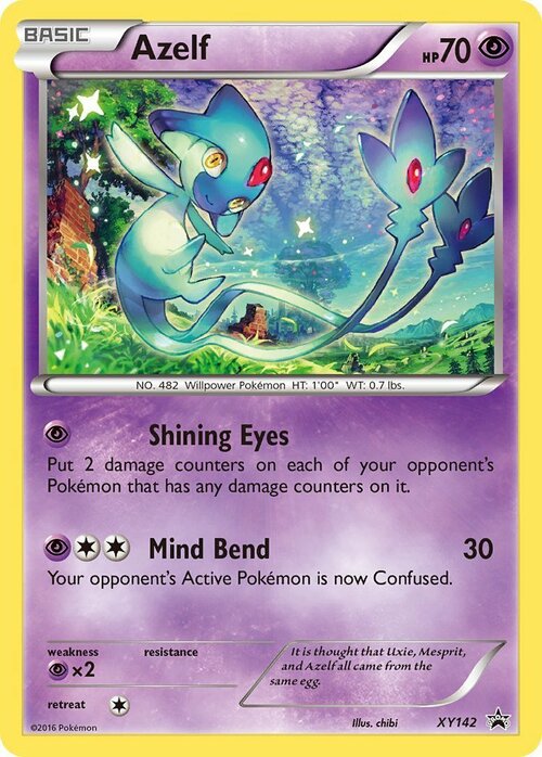 Azelf [Shining Eyes | Mind Bend] Card Front