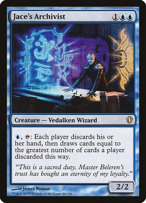 Jace's Archivist Card Front