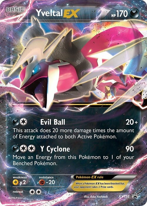 Yveltal EX Card Front