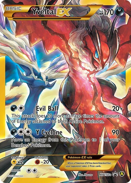 Yveltal EX Card Front