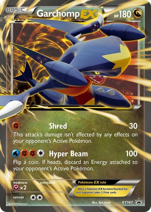 Garchomp EX [Shred | Hyper Beam] Card Front