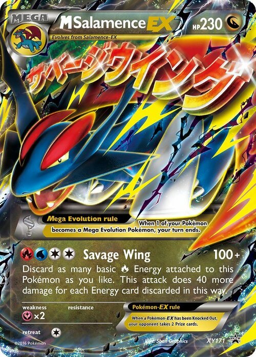 MSalamence EX [Savage Wing] Card Front