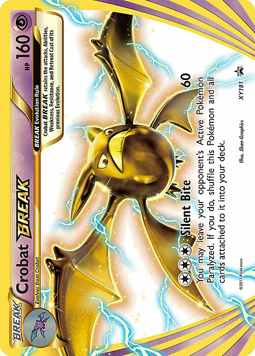 Crobat BREAK [Silent Bite] Card Front