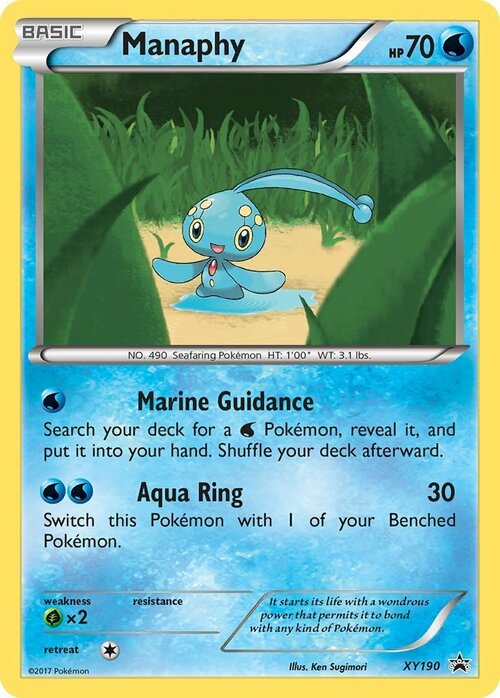 Manaphy [Marine Guidance | Aqua Ring] Card Front