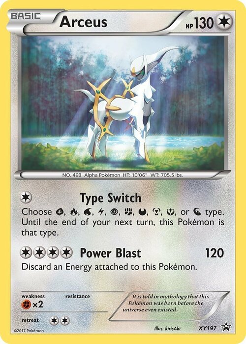 Arceus [Type Switch | Power Blast] Card Front