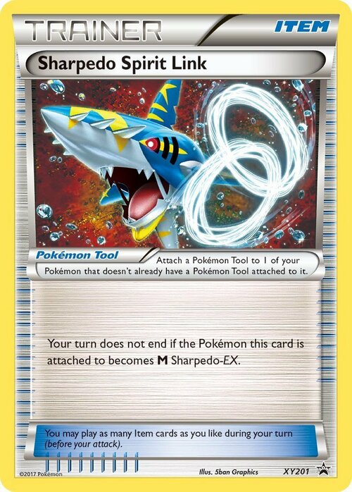 Sharpedo Spirit Link Card Front