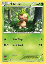 Chespin [Vine Whip | Seed Bomb]