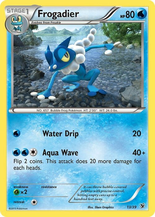 Frogadier Card Front