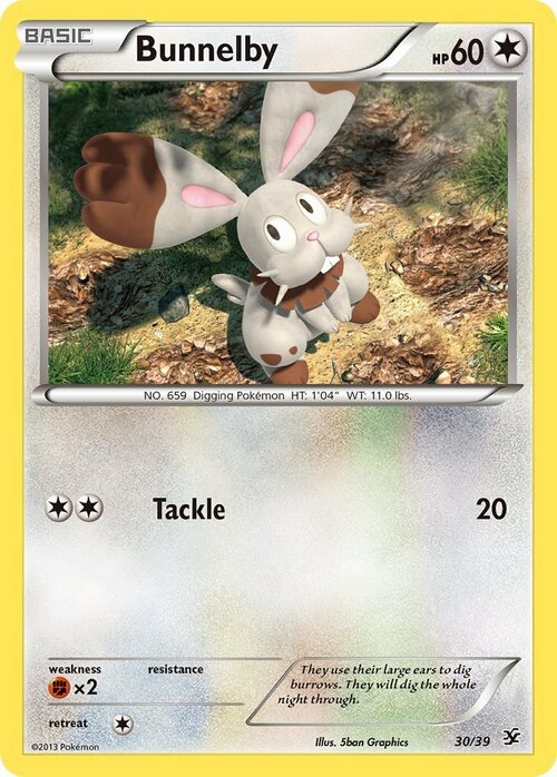 Bunnelby Card Front