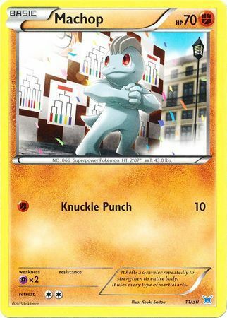 Machop Card Front