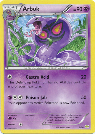 Arbok Card Front