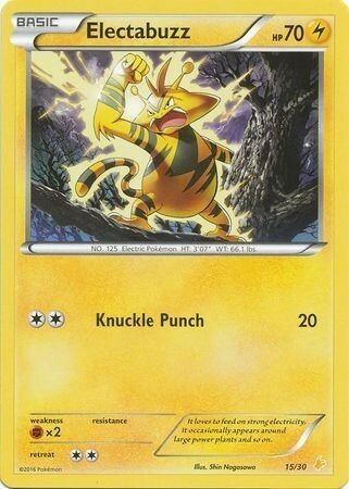 Electabuzz Card Front