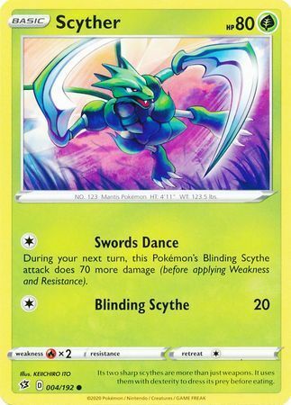 Scyther Card Front