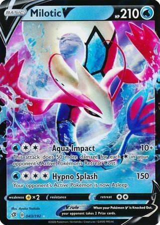 Milotic V Card Front