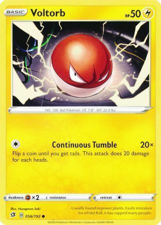 Voltorb Card Front