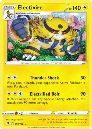 Electivire Card Front