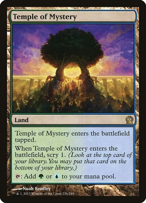 Temple of Mystery Card Front