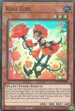 Rose Girl Card Front