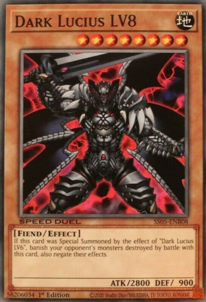 Dark Lucius LV8 Card Front