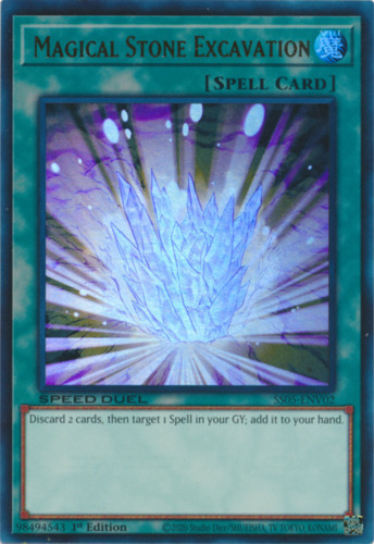 Magical Stone Excavation Card Front