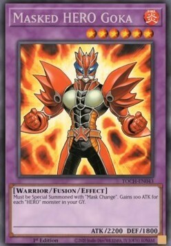 Masked HERO Goka Card Front