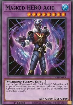 Masked HERO Acid Card Front