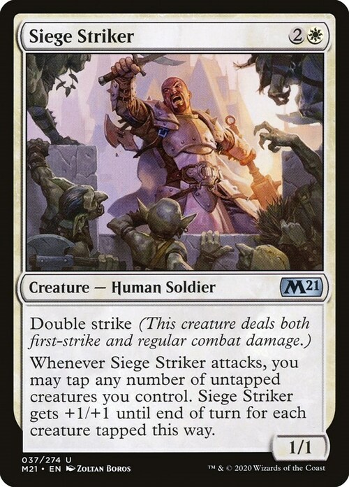 Siege Striker Card Front