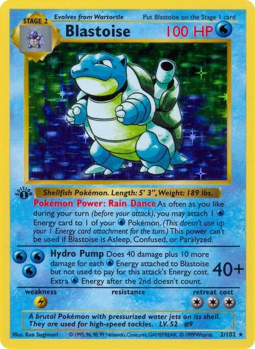 Blastoise Card Front