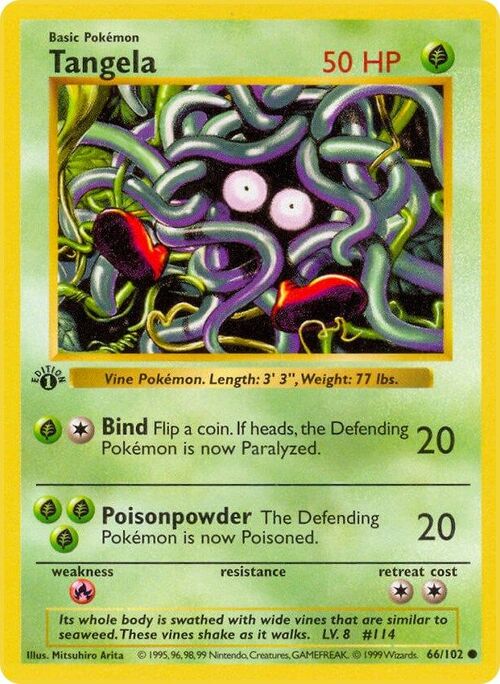 Tangela Card Front