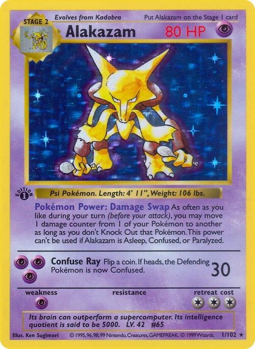 Alakazam Card Front