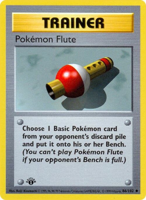 Pokémon Flute Card Front