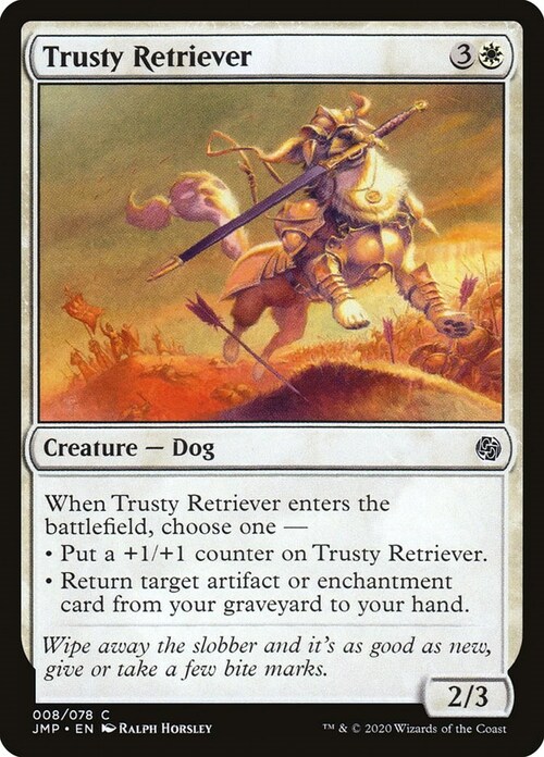 Trusty Retriever Card Front