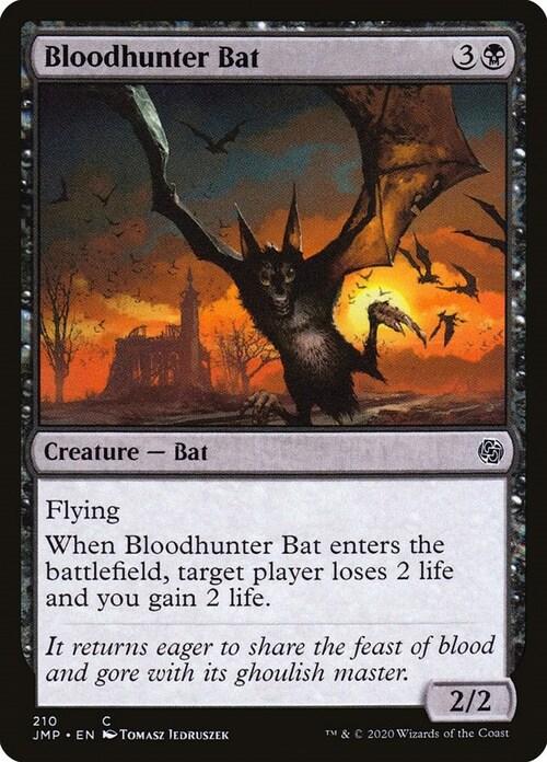 Bloodhunter Bat Card Front