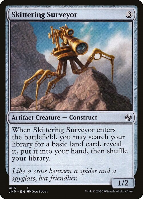 Skittering Surveyor Card Front