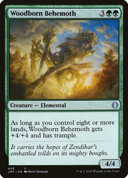 Woodborn Behemoth Card Front