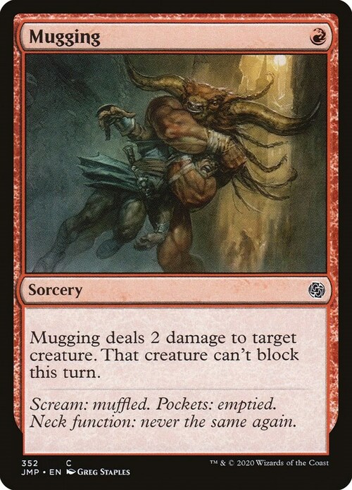 Mugging Card Front