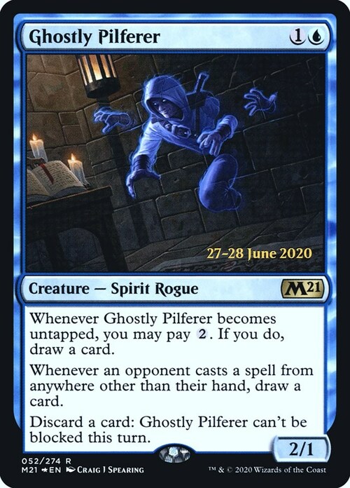 Ghostly Pilferer Card Front