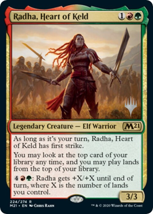 Radha, Heart of Keld Card Front