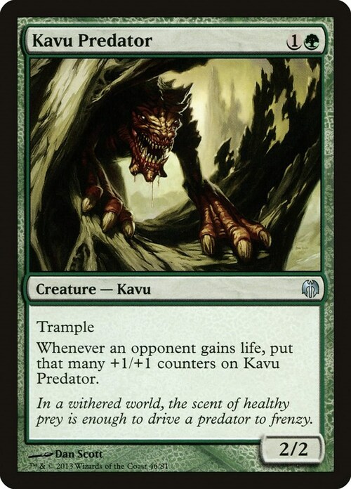 Kavu Predator Card Front