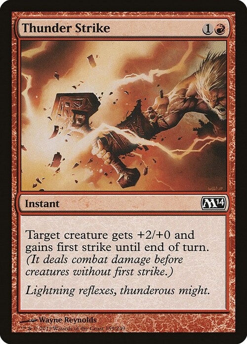 Thunder Strike Card Front