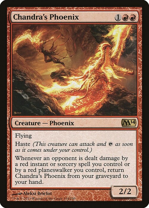 Chandra's Phoenix Card Front